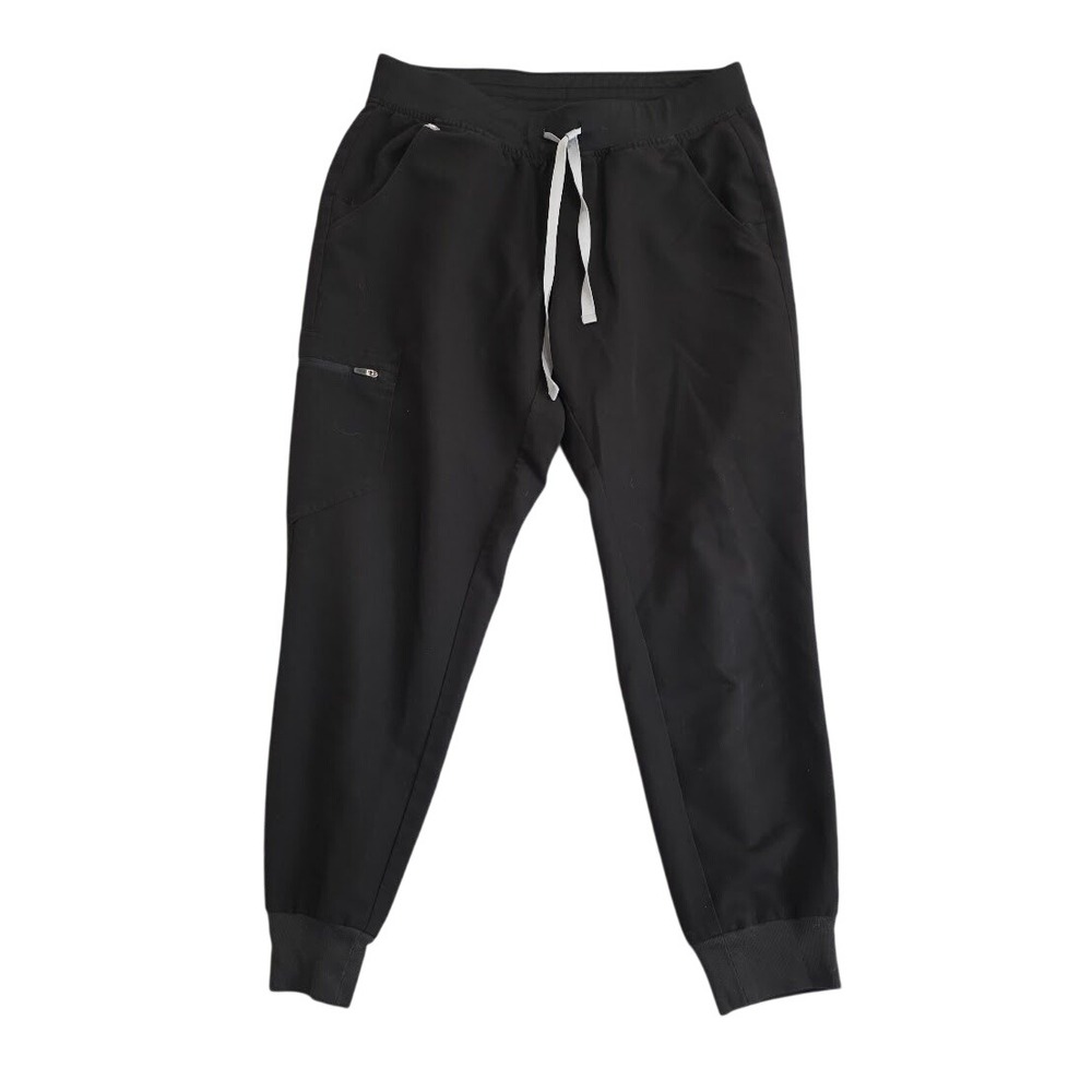 FIGS Zamora Jogger Scrub Pants Black Technical Collection Womens M/P